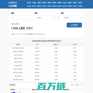 日元韩元港元澳元美元加元欧元对人民币汇率_今日汇率查询换算_韩元港元澳元汇率 - oo汇率网