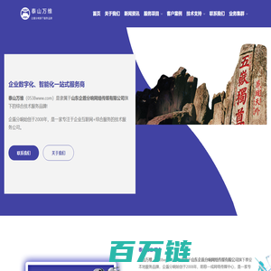 泰山万维-泰安网站建设-小程序APP开发-泰安网络推广公司