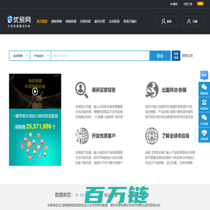 优贸网B2B3.COM-全球贸易数据查询与营销平台,全球海关进出口数据