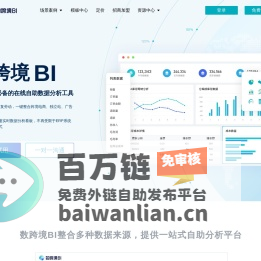 跨境电商卖家必备的自助分析工具-数跨境BI